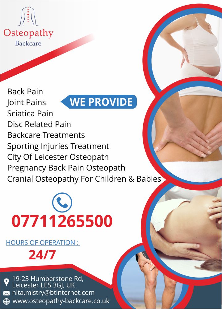 Nita Mistry Osteopath | Sciatica Pain Leicestershire